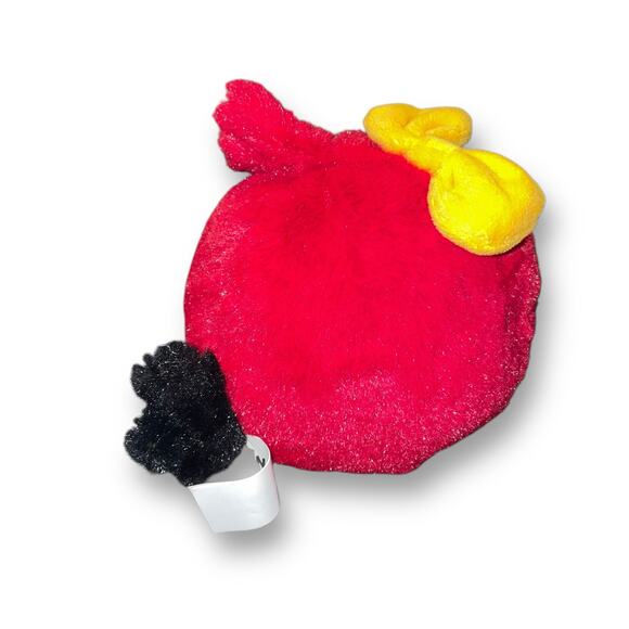 Angry Birds Plush Girl Non Retail Nursery Stitched Eyes Bedroom Decor Bow 5" - Picture 7 of 8